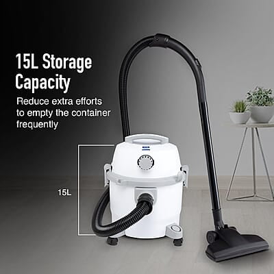 KENT Vortex Wet & Dry Vacuum Cleaner Blower Function 600W Power & 15L Capacity High Suction KENT Vortex Wet & Dry Vacuum Cleaner Blower Function 600W Power & 15L Capacity High Suction