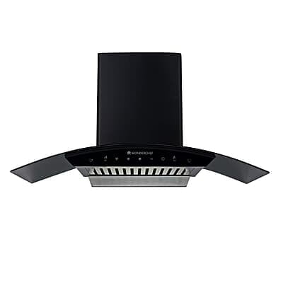 Wonderchef Ultima 90cm 1200 m3/hr Auto Clean Curved Glass Chimney Baffle Filter 1200M3/Hr powerful suction Wonderchef Ultima 90cm 1200 m3/hr Auto Clean Curved Glass Chimney Baffle Filter 1200M3/Hr powerful suction