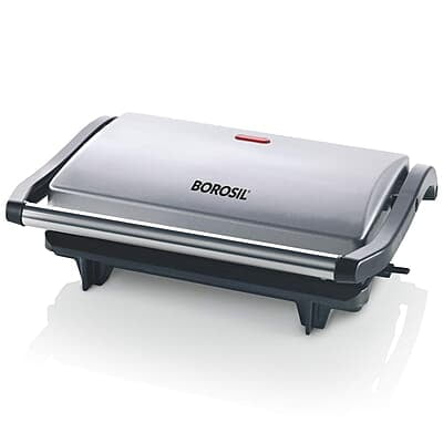 Borosil Prime Grill Sandwich Maker, Non-toxic Non-stick Grill Plate Coating, Make 2 Sandwiches At a Time, 700 W Borosil Prime Grill Sandwich Maker, Non-toxic Non-stick Grill Plate Coating, Make 2 Sandwiches At a Time, 700 W