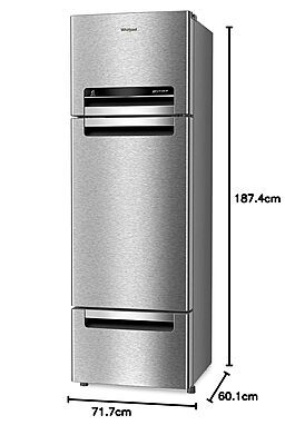 Whirlpool 270 L Frost Free Triple-Door Refrigerator Whirlpool 270 L Frost Free Triple-Door Refrigerator