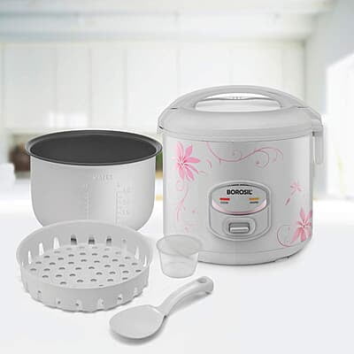 Borosil Pronto Deluxe II Rice Cooker, 1.8L Borosil Pronto Deluxe II Rice Cooker, 1.8L