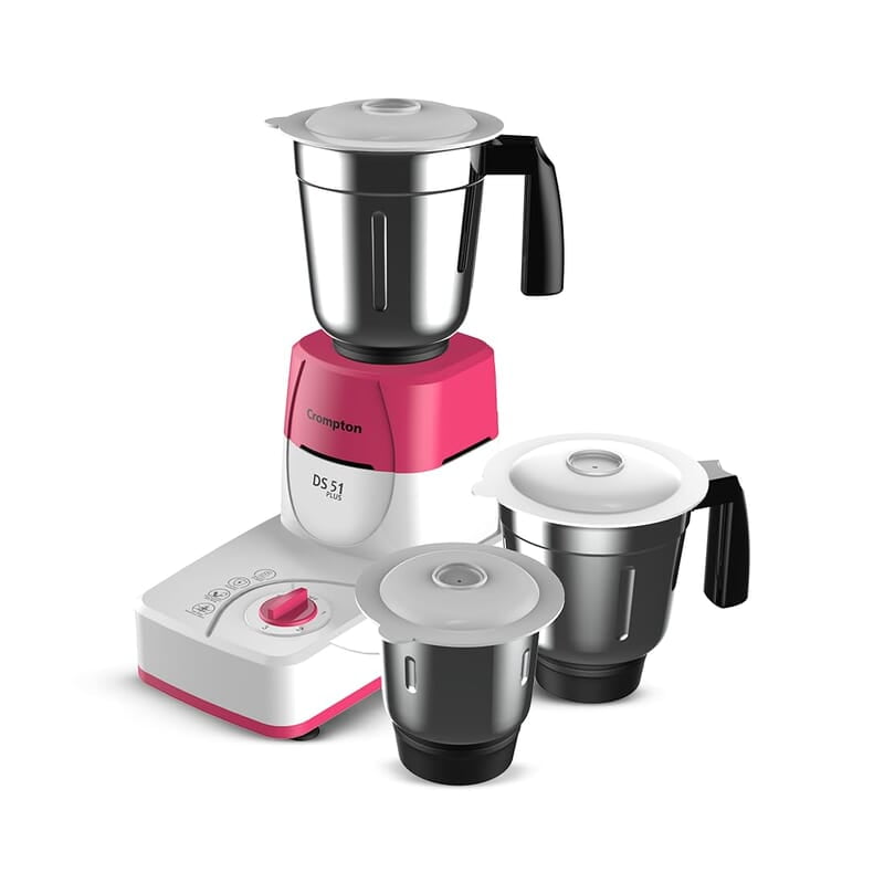 Crompton DS51 Plus Mixer Grinder with Powertron Motor & Motor Vent-X Technology Crompton DS51 Plus Mixer Grinder with Powertron Motor & Motor Vent-X Technology