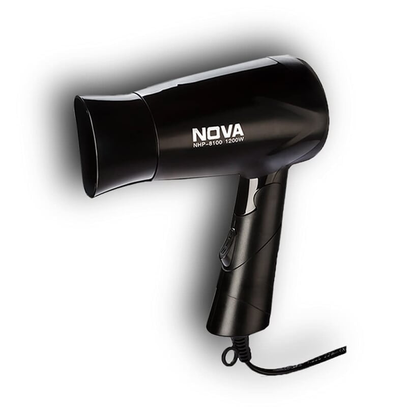 Nova NHP 8100 Silky Shine 1200 Watts Hot and Cold Foldable Hair Dryer Nova NHP 8100 Silky Shine 1200 Watts Hot and Cold Foldable Hair Dryer