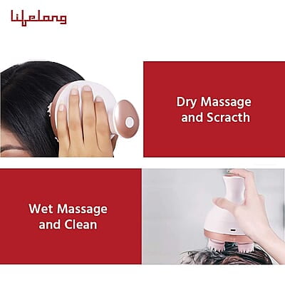 Lifelong LLM225 Rechargeable Head, Scalp Full Body Pain Relief Massager, Electric Head Kneading Massager,4 Speed Modes Lifelong LLM225 Rechargeable Head, Scalp Full Body Pain Relief Massager, Electric Head Kneading Massager,4 Speed Modes