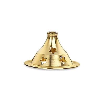 Borosil Kamal Brass Diya, Small Borosil Kamal Brass Diya, Small