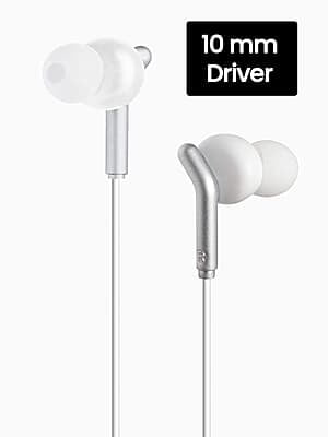 Zebronics Zeb-Bro in Ear Wired Earphones with Mic, 3.5mm Audio Jack, 10mm Drivers, Phone/Tablet Compatible Zebronics Zeb-Bro in Ear Wired Earphones with Mic, 3.5mm Audio Jack, 10mm Drivers, Phone/Tablet Compatible