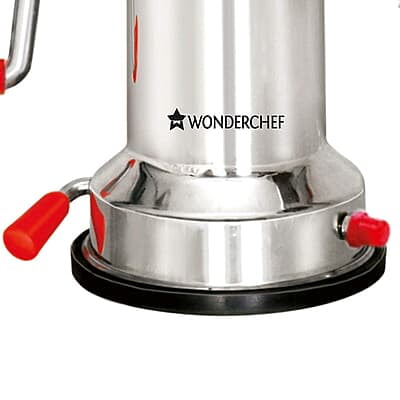 Wonderchef Stainless Steel Coconut Scraper for Kitchen, Vacuum Base, Rotatable Handle, Manual Operation Wonderchef Stainless Steel Coconut Scraper for Kitchen, Vacuum Base, Rotatable Handle, Manual Operation