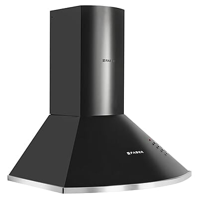 Faber 60 cm 1000 m³/HR Pyramid Kitchen Chimney 240 Watt (HOOD CLASS PRO PB BK LTW 60, Baffle Filters,Black) Faber 60 cm 1000 m³/HR Pyramid Kitchen Chimney 240 Watt (HOOD CLASS PRO PB BK LTW 60, Baffle Filters,Black)