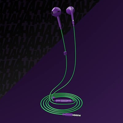 ZEBRONICS DC Joker Edition Buds 30 3.5mm Stereo Wired in Ear Earphone with Inline Microphone for Calling, Volume Control, Multifunction Button, 14mm Drivers, Stylish eartip Design ZEBRONICS DC Joker Edition Buds 30 3.5mm Stereo Wired in Ear Earphone with Inline Microphone for Calling, Volume Control, Multifunction Button, 14mm Drivers, Stylish eartip Design