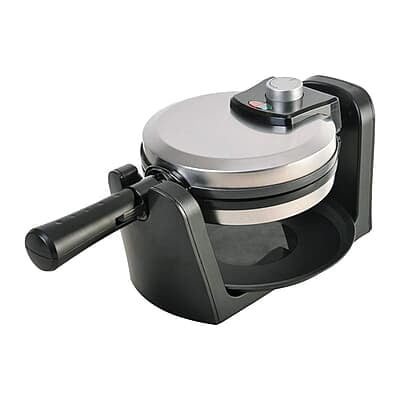Wonderchef 1000 Watt Belgian Waffle Maker Non-stick Plates 180 Degree Rotating Function For Uniform Baking