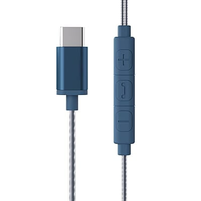ZEBRONICS BUDS C10 in-Ear Type-C Earphone with in-line Mic, Metallic Design, Volume Control, 1.2m Cable, 10mm Driver ZEBRONICS BUDS C10 in-Ear Type-C Earphone with in-line Mic, Metallic Design, Volume Control, 1.2m Cable, 10mm Driver