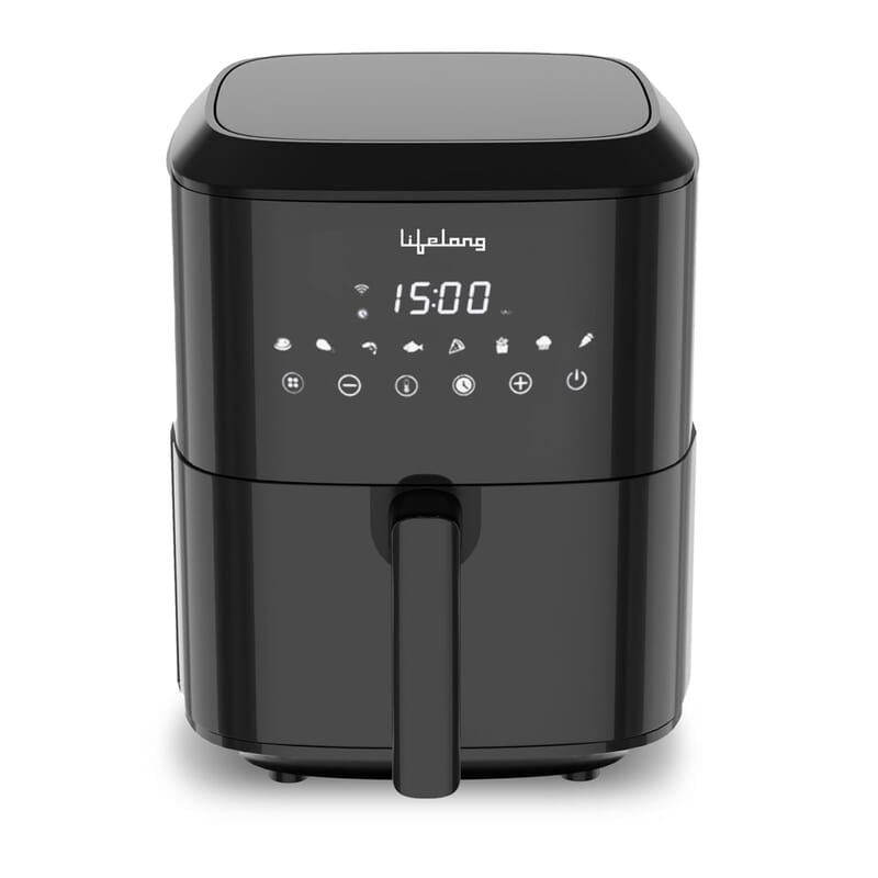 Lifelong 8L Digital Air Fryer for Home with Touch Panel & 8 Pre-Set Menus - 1500 W Electric Airfryer Lifelong 8L Digital Air Fryer for Home with Touch Panel & 8 Pre-Set Menus - 1500 W Electric Airfryer