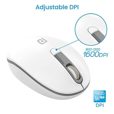 Portronics Toad 11 Wireless Mouse, 2.4 GHz Connectivity with USB Nano Dongle, Adjustable DPI Up To 1600, Ambidextrous for Laptop, MacBook, PC Portronics Toad 11 Wireless Mouse, 2.4 GHz Connectivity with USB Nano Dongle, Adjustable DPI Up To 1600, Ambidextrous for Laptop, MacBook, PC