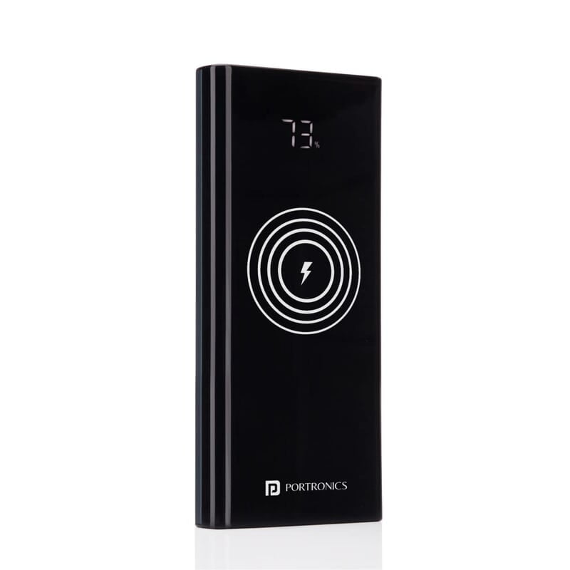 Portronics Power 10 10000 mAh 22.5 W PD Fast Charging 15W Li-Polymer Premium Edition Wireless Power Bank Portronics Power 10 10000 mAh 22.5 W PD Fast Charging 15W Li-Polymer Premium Edition Wireless Power Bank