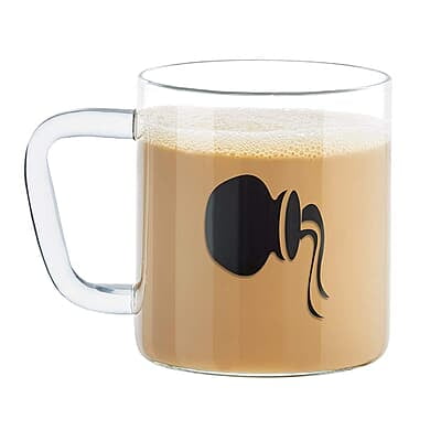 Borosil Classic Aquarius Mug, 305ml, Transparent Borosil Classic Aquarius Mug, 305ml, Transparent