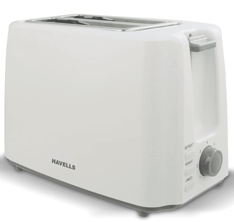 Havells Crisp Plus Pop-Up Toaster, White, 750 Watts Havells Crisp Plus Pop-Up Toaster, White, 750 Watts