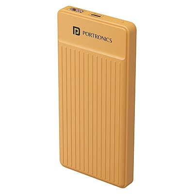 Portronics Luxcell B 10K 10000 mAh 22.5W Fast Charging Power Bank, Ultra Slim Power Bank with Mach USB-A Output, Type C PD Output Portronics Luxcell B 10K 10000 mAh 22.5W Fast Charging Power Bank, Ultra Slim Power Bank with Mach USB-A Output, Type C PD Output