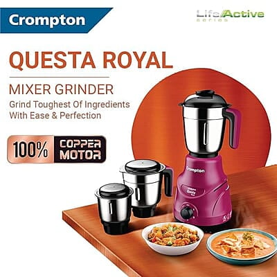 Crompton QUESTA Mixer Grinder 500 W