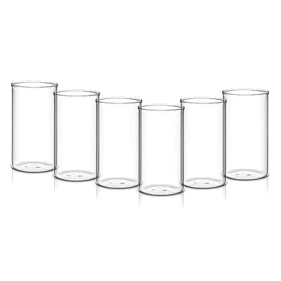 Borosil Vision Glass 350 ml Set of 6 pcs Transparent Drinking Glass |Borosilicate Glass Tumblers for Water, Cold Drinks, Juice | Flame Proof, Microwave & Dishwasher Safe | for Daily use & Gifting Borosil Vision Glass 350 ml Set of 6 pcs Transparent Drinking Glass |Borosilicate Glass Tumblers for Water, Cold Drinks, Juice | Flame Proof, Microwave & Dishwasher Safe | for Daily use & Gifting