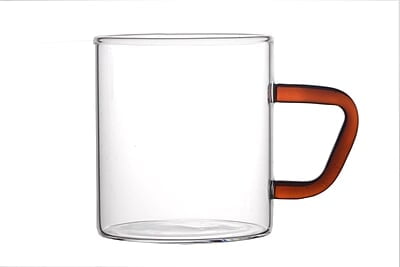 Borosil Vision 6 Pcs Tea n Coffee Borosillicate Glass 190 ml Classic Mug Set with Green Handle | Microwave Safe, Scratch Resistance, Lightweight | for Chai, Green Tea, Milk | Transparent Borosil Vision 6 Pcs Tea n Coffee Borosillicate Glass 190 ml Classic Mug Set with Green Handle | Microwave Safe, Scratch Resistance, Lightweight | for Chai, Green Tea, Milk | Transparent