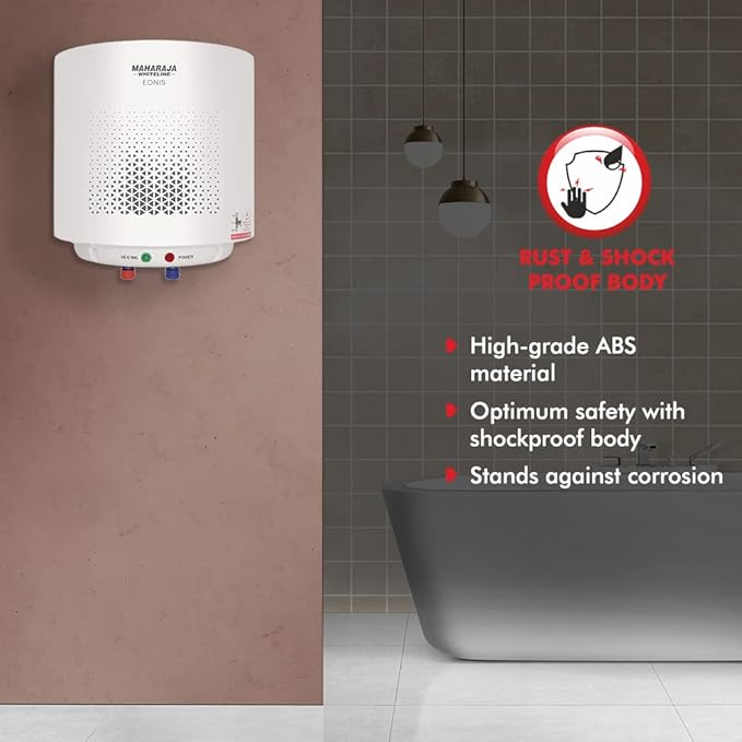 Maharaja Whiteline Ednis Neo Water Heater/Geyser, 10 Liters Maharaja Whiteline Ednis Neo Water Heater/Geyser, 10 Liters