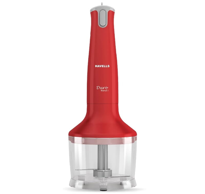 Havells Duro Blend S With Chopper Attachment 300W - Low Noise Copper Dc Motor Havells Duro Blend S With Chopper Attachment 300W - Low Noise Copper Dc Motor