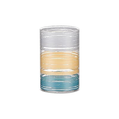 Borosil Artisan Glance 295 ml 6 pcs Set Transparent Drinking Glass |Borosilicate Glass Tumblers for Water, Cold Drinks, Juice| Flame Proof, Microwave & Dishwasher Safe | for Daily use & Gifting