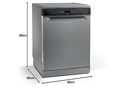 Whirlpool 14 Place Settings PowerClean Pro Technology Dishwasher (WFO 3O33 PL N X IN, Inox, 30% extra space, 11 wash Programs, Clean and Dry Whirlpool 14 Place Settings PowerClean Pro Technology Dishwasher (WFO 3O33 PL N X IN, Inox, 30% extra space, 11 wash Programs, Clean and Dry