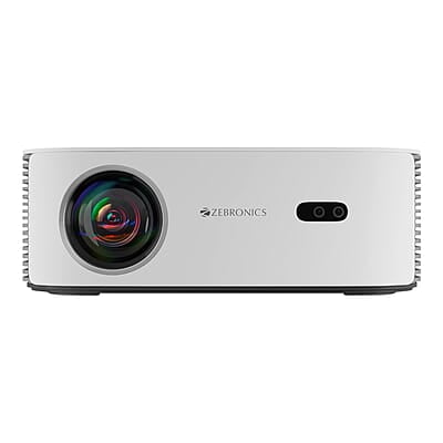 ZEBRONICS PIXAPLAY 17, Smart LED Projector, 6000 Lumens, 4K Support, Dolby Audio, 224 Inch Screen Size, HDMI, USB, WiFi, 1080p Native, APP Support, Miracast, Auto Keystone, Auto Focus ZEBRONICS PIXAPLAY 17, Smart LED Projector, 6000 Lumens, 4K Support, Dolby Audio, 224 Inch Screen Size, HDMI, USB, WiFi, 1080p Native, APP Support, Miracast, Auto Keystone, Auto Focus