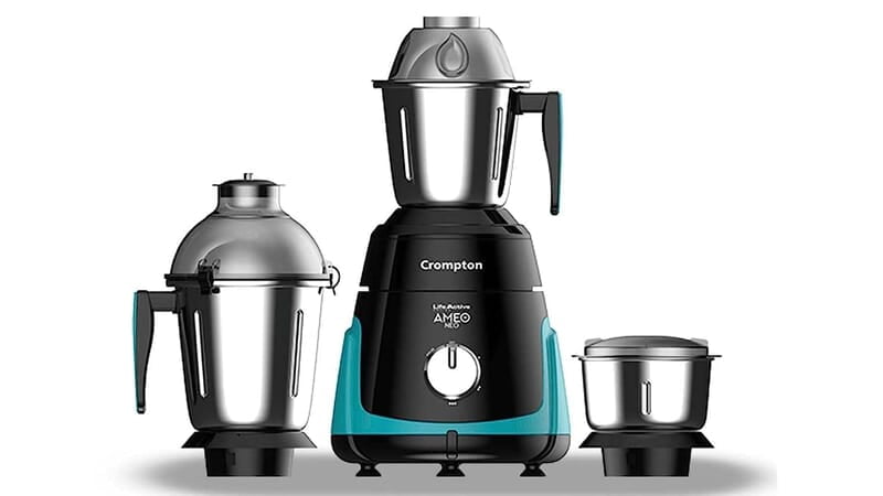 Crompton Ameo Neo 750 Watt Mixer Grinder with MaxiGrind and Motor Vent-X Technology Crompton Ameo Neo 750 Watt Mixer Grinder with MaxiGrind and Motor Vent-X Technology