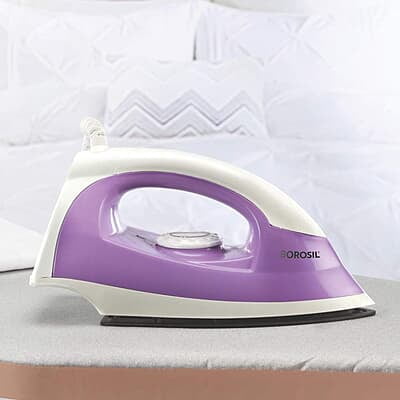 Borosil Dry Press 1000-Watt Iron, Purple Borosil Dry Press 1000-Watt Iron, Purple
