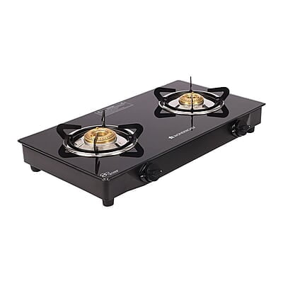 Wonderchef Glory 2 Burner Glass Cooktop, Stainless Steel Drip Tray,Manual Ignition Gas Stove Wonderchef Glory 2 Burner Glass Cooktop, Stainless Steel Drip Tray,Manual Ignition Gas Stove