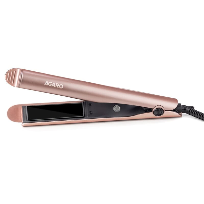 AGARO Hair Straightener&Curler, 2-In-1 Twist Angled Ceramic Coated Floating Plates