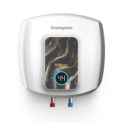 Crompton Solarium Qube IOT 25L Smart Storage Water Heater (Geyser) with Alexa Enabled Control (White),Free installation & connection pipes.