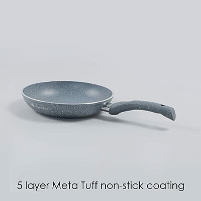 Wonderchef Granite 24 cm Non-Stick Fry Pan 1.8 L Grey 5 Layer PFOA Free Non-Stick Coating Wonderchef Granite 24 cm Non-Stick Fry Pan 1.8 L Grey 5 Layer PFOA Free Non-Stick Coating