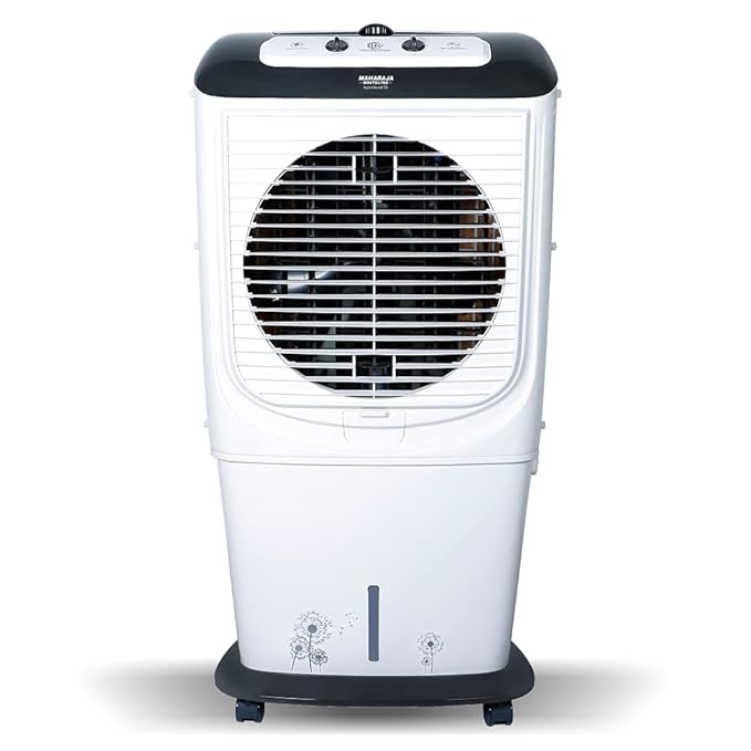 Maharaja White line Plastic Hybridcool 55-Litre Air Cooler with Remote, 55 Liters, Maharaja White line Plastic Hybridcool 55-Litre Air Cooler with Remote, 55 Liters,