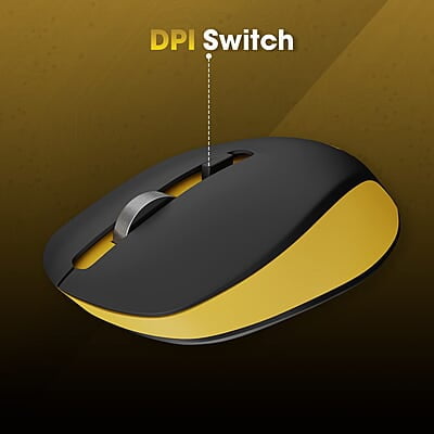 ZEBRONICS Jaguar Wireless Mouse (Black Adam), 2.4GHz with USB Nano Receiver, High Precision Optical Tracking, 4 Buttons, Metal Wheel, Ambidextrous, for PC/Mac/Laptop ZEBRONICS Jaguar Wireless Mouse (Black Adam), 2.4GHz with USB Nano Receiver, High Precision Optical Tracking, 4 Buttons, Metal Wheel, Ambidextrous, for PC/Mac/Laptop