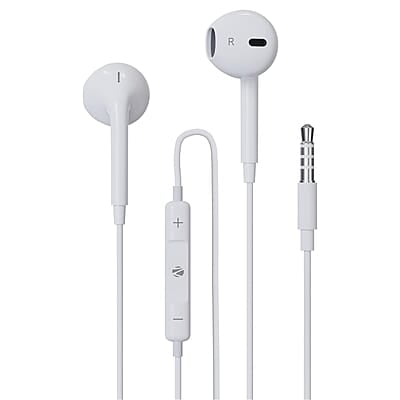 Zebronics Zeb-Buds 30 3.5Mm Stereo Wired In Ear Earphones With Mic For Calling, Volume Control, Multifunction Button, 14Mm Drivers, Stylish Eartip,1.2 Meter Durable Cable And Lightweight Design