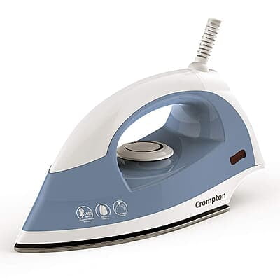 Crompton Brio 1000-Watts Dry Iron with Weilburger coating