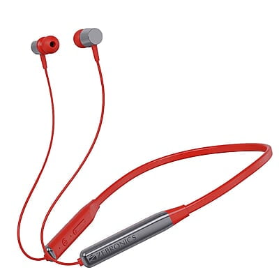 ZEBRONICS Zeb-Evolve BTv5.0, Voice Assistant, Rapid Charge, Dual Pairing, Call Function, Magnetic Earpiece Bluetooth Wireless in Ear Earphones with Mic