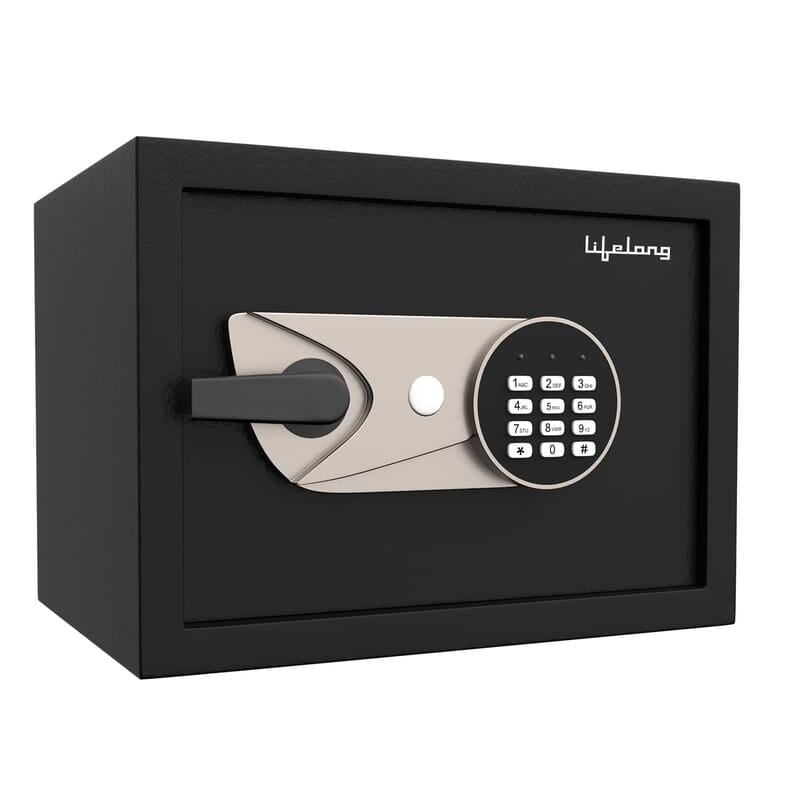 Lifelong Locker For Home&Office 34L-Digital Safe Locker For Security With 5Mm Sturdy Metal Door Lifelong Locker For Home&Office 34L-Digital Safe Locker For Security With 5Mm Sturdy Metal Door