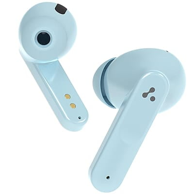 Ambrane Dots Sense True Wireless Earbuds with 21 Hours Playtime,Environmental Noise Cancellation (Enc),10Mm Drivers with Boostedbass,Bluetooth V5.1,Ipx4 Splash Proof
