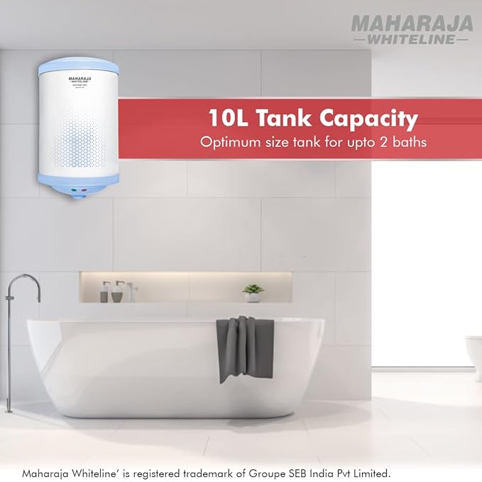 Maharaja Whiteline Warmist Neo Plus Water Heater/Geyser, 10 Liters Maharaja Whiteline Warmist Neo Plus Water Heater/Geyser, 10 Liters