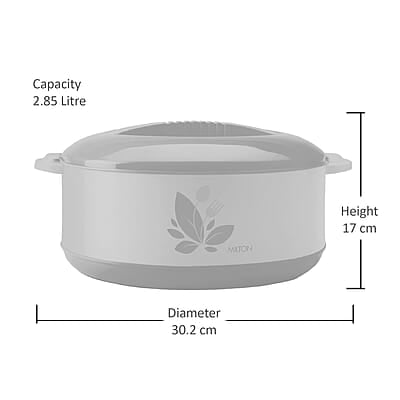 MILTON New Orchid 3000 Inner Steel Casserole, 2850 ml