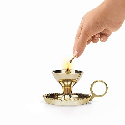 Borosil Small Size Mangal Diya Decorative Brass Glass Oil Lamp Borosil Small Size Mangal Diya Decorative Brass Glass Oil Lamp