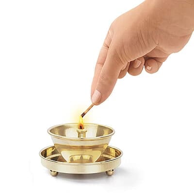 Borosil Medium Brass Diffuser Borosil Medium Brass Diffuser