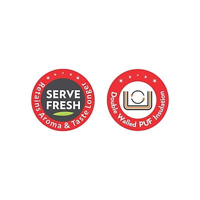 Borosil - Stainless Steel Insulated Curry Server, Set of 2 (500ml + 900ml) Silver Borosil - Stainless Steel Insulated Curry Server, Set of 2 (500ml + 900ml) Silver