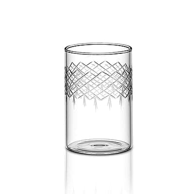 Borosil Vision Glasses Bracelet, 350 Ml, Set of 6, Transparent Borosil Vision Glasses Bracelet, 350 Ml, Set of 6, Transparent
