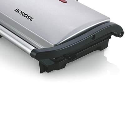 Borosil Prime Grill Sandwich Maker, Non-toxic Non-stick Grill Plate Coating, Make 2 Sandwiches At a Time, 700 W Borosil Prime Grill Sandwich Maker, Non-toxic Non-stick Grill Plate Coating, Make 2 Sandwiches At a Time, 700 W