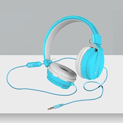 Zebronics Zeb-Storm Wired On Ear Headphone with 3.5mm Jack, Built in Microphone for Calling, 1.5 Meter Cable, Soft Ear Cushion, Adjustable Headband, Foldable Ear Cups and Lightweight Design Zebronics Zeb-Storm Wired On Ear Headphone with 3.5mm Jack, Built in Microphone for Calling, 1.5 Meter Cable, Soft Ear Cushion, Adjustable Headband, Foldable Ear Cups and Lightweight Design
